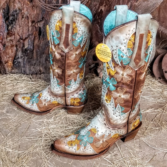 NIB Corral cowboy boots 6.5M - Picture 3 of 7